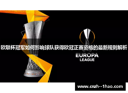 欧联杯冠军如何影响球队获得欧冠正赛资格的最新规则解析